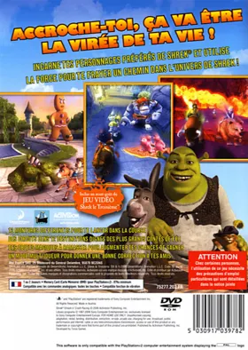 DreamWorks Shrek - Smash n' Crash Racing box cover back